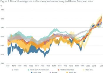 Temperatura površine mora blizu istorijskog maksimuma