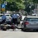 Sudar motora i “mercedesa” u centru Banjaluke, policija na terenu