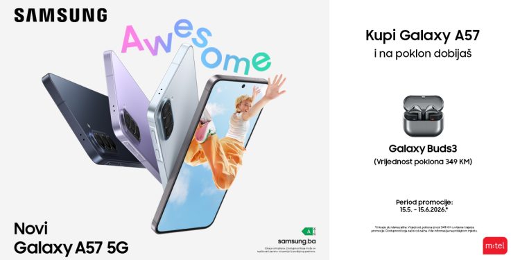 Sjajno za sve – Galaxy A37 i A57 sa vrijednim poklonima u m:tel ponudi