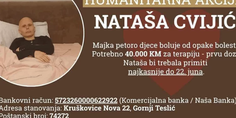 Apel za pomoć Nataši Cvijić iz Teslića: Petoro djece čeka njeno ozdravljenje