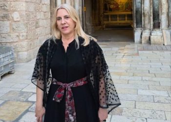 Cvijanović u Izraelu, posjeta Crkvi Svetog groba u Јerusalimu