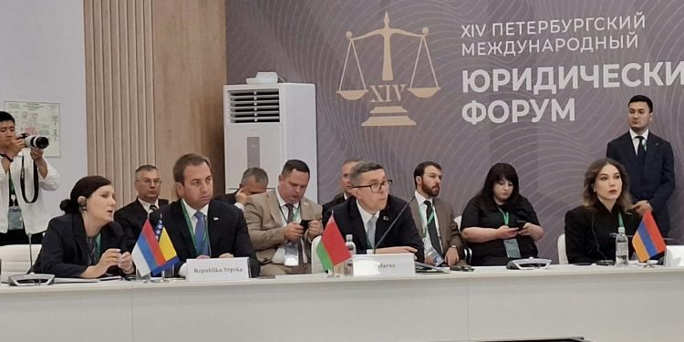 Selak se obratio na Peterburškom međunarodnom pravnom forumu: Zakone mogu donositi samo demokratski izabrani parlamenti