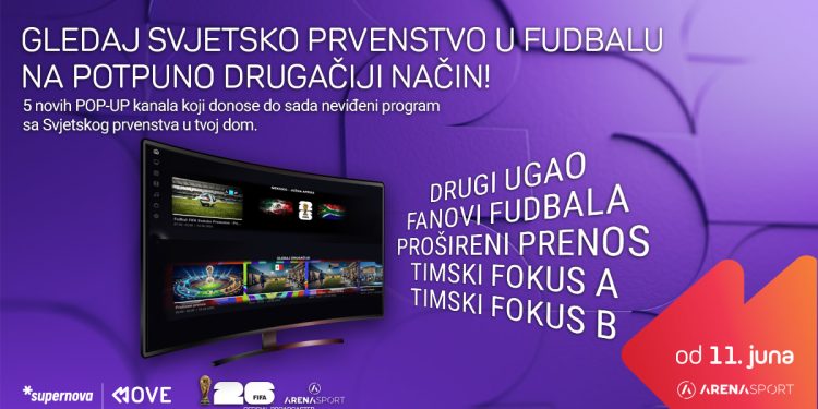 Svjetsko prvenstvo iz novog ugla: Pop-up Arena kanali ekskluzivno na MOVE