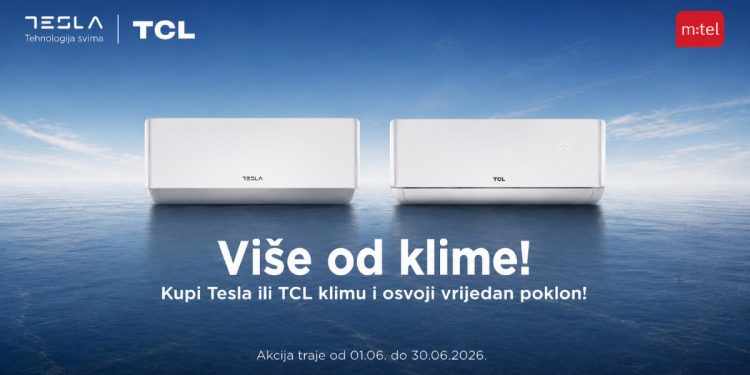 Rashladite dom i obradujte se vrijednim poklonom uz Tesla i TCL klime iz m:tel ponude