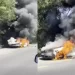 Izgorio automobil na putu Banjaluka – Prijedor u mjestu Prijakovci