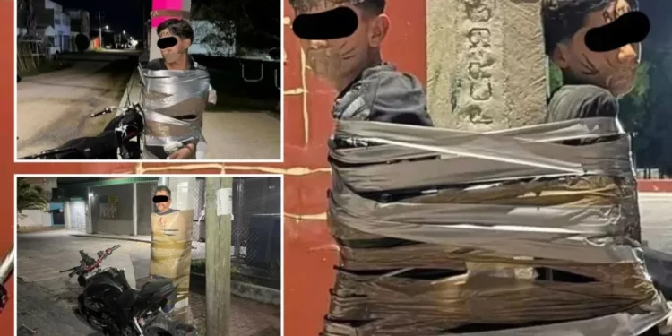 “Meksički Betmen” hvata lopove i vezuje ih za bandere