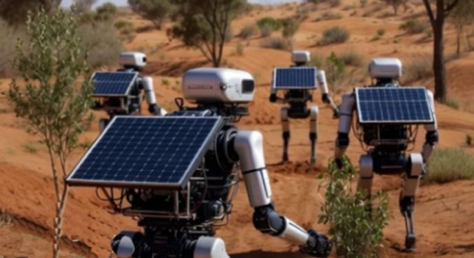 Kineski solarni roboti sade šume u pustinji