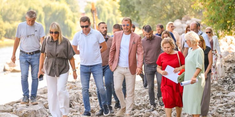 Radovi na izgradnji rive teku predviđenom dinamikom, gradonačelnik: Nova razglednica Banjaluke nastaje uz obale Vrbasa