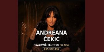 Pod otvorenim nebom: Andreana Čekić 14. avgusta u Hill Residence Banjaluka