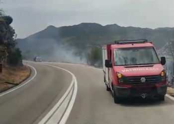 Vatrogasci sprečavaju širenje vatre na Plješevici, u pomoć stiže i helikopter