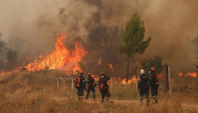 Grčka: Požar u zapadnoj Atici stigao do naselja, na terenu 7 aviona i 450 vatrogasaca (VIDEO)
