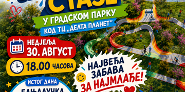 Zabava za najmlađe: Otvaranje pamp-trek staze u najvećem gradskom parku u nedjelju od 18.00 časova