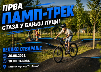 Danas otvaranje pamp-trek staze od 18 časova, očekuje vas i velika Banjalučka kasperijada