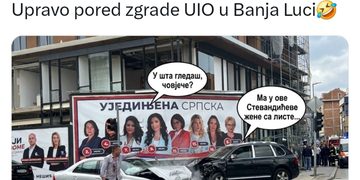 “U ŠTA GLEDAŠ, ČOVJEČE”: U Banjaluci “sudar” zbog kandidatkinja Ujedinjene Srpske