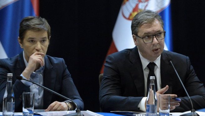 Vučić predao dužnost predsjednika Republike Ani Brnabić