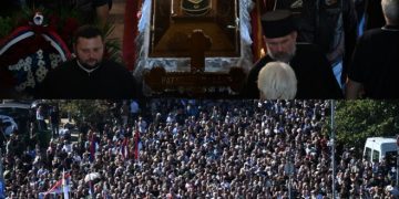 Prisutno više hiljada građana: Patrijarh Porfirije služi opijelo generalu Ratku Mladiću