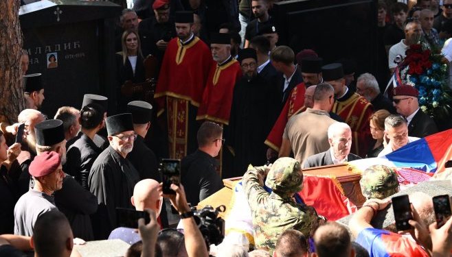 Sahranjen general Ratko Mladić 