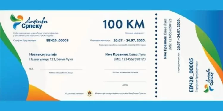 Sutra počinje novi ciklus turističkih vaučera u Srpskoj