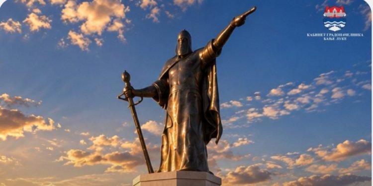 U Banjaluci u ponedjeljak svečano otkrivanje spomenika knezu Lazaru, uz bogat kulturno-umjetnički program