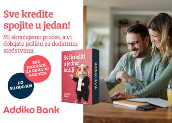 Addiko pojednostavljuje proces zatvaranja kredita: spojite sve kredite u jedan uz mogućnost dodatnih sredstava