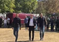 Draško Stanivuković u Beogradu na sahrani generalu Mladiću