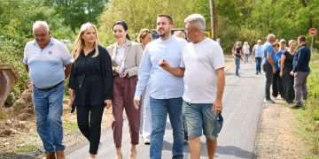 Banja Luka u najvećem investicionom ciklusu: Gradski menadžer obišla radove na asfaltiranju Kneževića u Piskavici