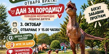 Stiže dino park: Rekreativna zona Krčmarice otvara vrata uz veliki “Dan za porodicu”