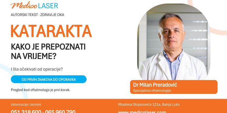 Sporo, tiho i bez bola: zašto kataraktu primijetimo kasno?