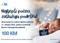 Nova banka poklanja 100 KM bebama rođenim na Međunarodni dan štednje