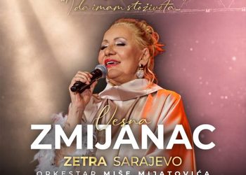 Vesna Zmijanac puni dvorane širom regiona! Nakon tri rasprodane beogradske Arene, na redu je Sarajevo i Zetra!
